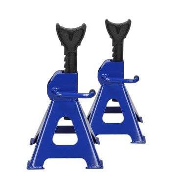 High-Capacity 3-Ton Mechanical Jack Stand Set with Adjustable Metal Steel Jacks