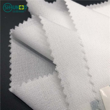 Polyester Woven Interlining Fusible Knitted Twill Adhesive