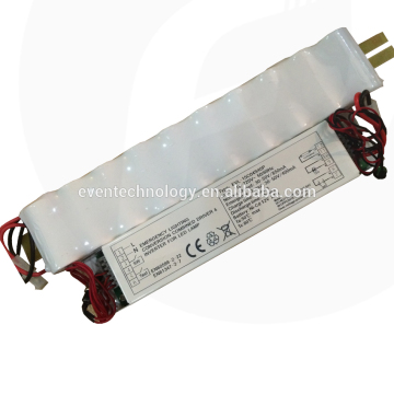 High temp 12V Ni-cd rechargeable emergency led light batteries with inverter for 36w led panel