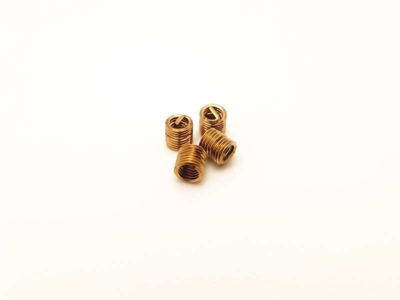 M4*0.7 Phosphor bronze wire thread insert non-magnetic copper brace thread sheath