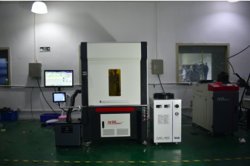 Continuous fiber laser welding machine