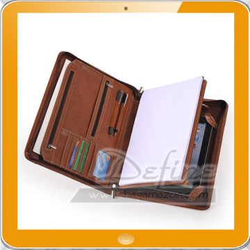 Leather Portfolio With Notepad Space