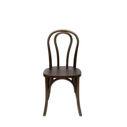 Customized Stacked Thonet Chairs for Outdoor Wedding Garden Ceremonies