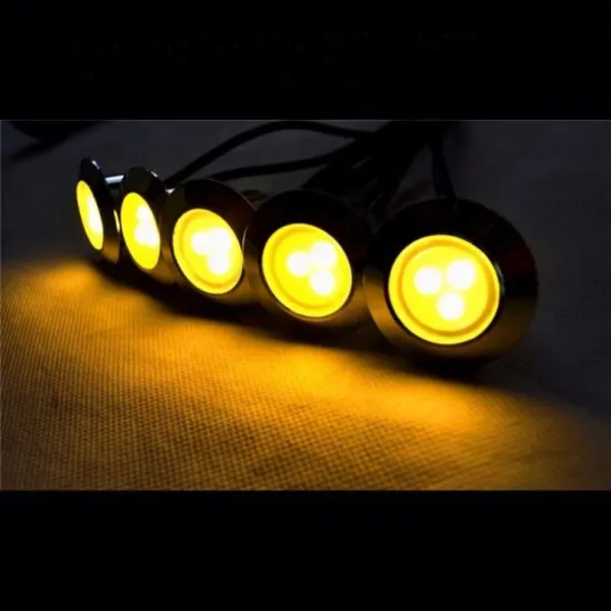 Outdoor Recessed Waterproof DC12V 0.6W Mini Stair & Deck Light Kit