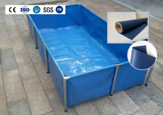 Enviromental Phthalate free fish pond tank tarpaulin fabric