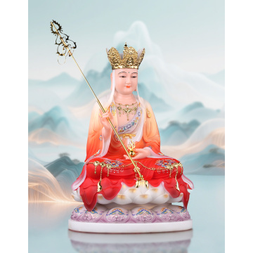 White Marble Sitting Statue of Bodhisattva