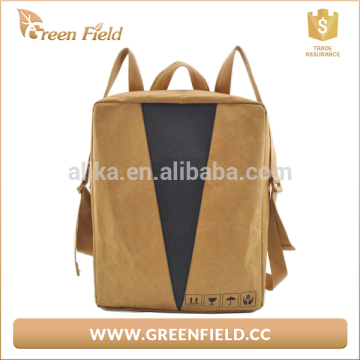 High quality kraft paper backpack foldable kraft paper backpack