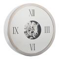 Flower Gear Metal Wall Clock