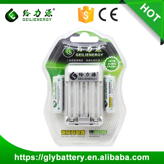 GLE-C809 AAA AA 12V DC 240mA Rechargeable Battery Fast Battery Charger