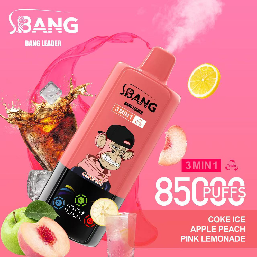 Pemimpin Vape Bang sekali pakai 85K Puff