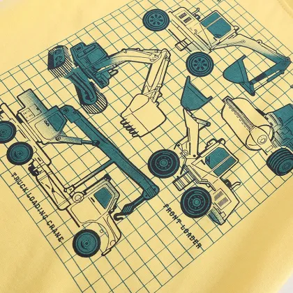 Summer Boys' Cotton T-Shirts with Trendy Cartoon Graphics