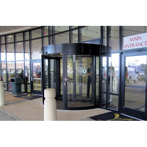 Two-wing Automatic Revolving Doors with Multiple Functions