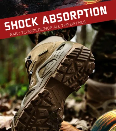 HAN WILD Tactical Hiking Shoes - Woodland High Top & Low Top Boots