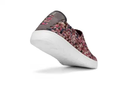 Women's Casual Plum Comfortable Basket Woven Loafers