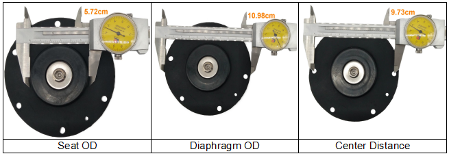 K3502 M1591 Goyen Type Diaphragm Repair Kit