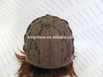 top quality short machine made synthetic wig