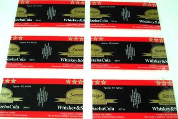 PVC shrink sleeve label for bottles