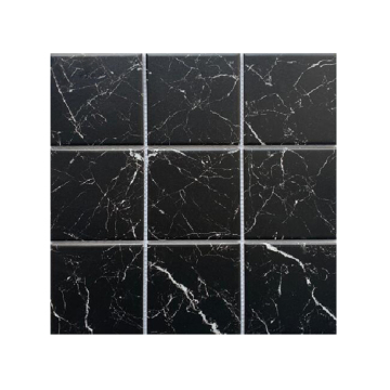 Foshan Black Ceramic Porcelain Mosaic Pool Tiles for Spa Bathroom Wall Decor