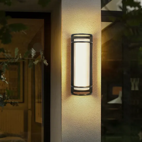 Modern Waterproof LED Outdoor Wall Lamp for Entrance, Balcony, Garden, and Courtyard