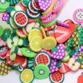 15-20mm Polymeer Klei Fruit Slice Aardbei Kiwi Plat Plakjes Voor Oorbellen Charms Plakken Haarspeld DIY