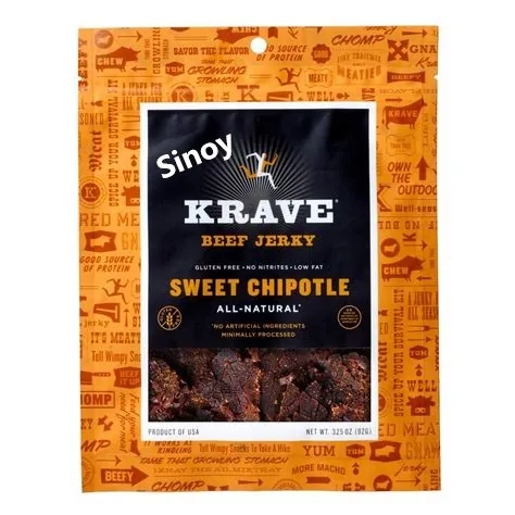 customized size vacuum beef jerky bag