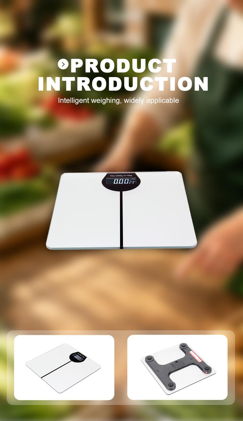 YHD‑1006 Household Body Weight Scale X