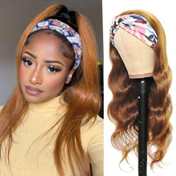 Ombre headband περούκα ανθρώπινα μαλλιά highlight body wave