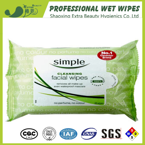 Alcohol Free Facial Wet Wipes and Feminine Wipes