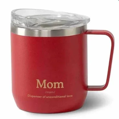 Red Reusable Stainless Steel Vacuum Insulated Tumbler Cup Wife Travel Mug