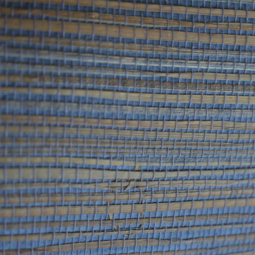 Art mural en jonc de mer fabriqué à la main pour des espaces minimalistes modernes