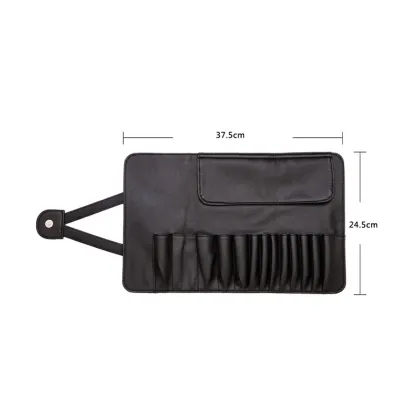 PU Leathe Cosmetic Makeup Bag Brush Organizer