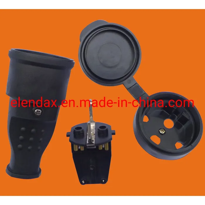 Steker Karet Schuko Elendax IP44 Kelas 16A/250V (P6061)