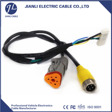 4 pin Aviation Male connect Deutsch plug cable for vehicle rear view system