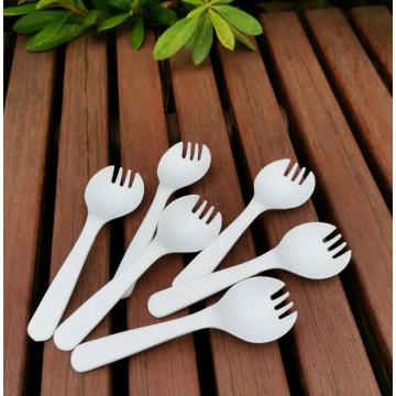 Compostable PLA Eco Disposable Plastic Cutlery Spork