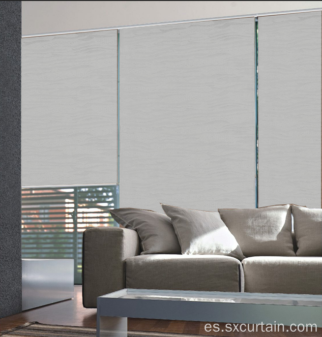 Roller Blackout Poly Shade Tejido de cortina teñido en jacquard