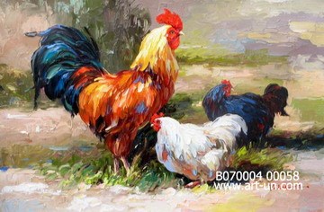 Chicken painting
