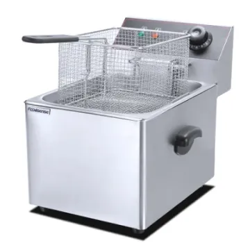 11L 1-Tank 1-Basket Professional Industrial Auto Lift Deep Potato Commercial Fryer Electric Machine