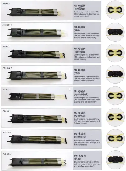 Electromagnet Valves Assembly M4/M5/M6 MODULES