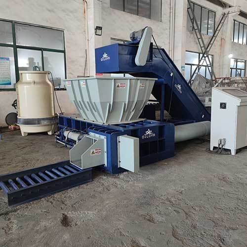 Small Tins Cans Baler Continuous Tin Cans Scrap Baling Machine Supplier