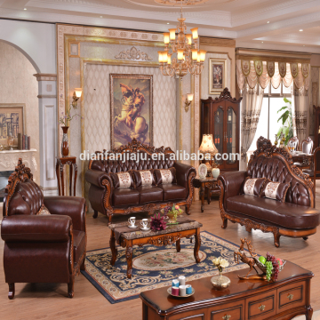 Royal chair sofa set beautiful and popular design Chinese lazy sofa