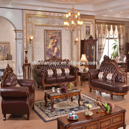 Royal chair sofa set beautiful and popular design Chinese lazy sofa