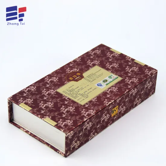 Magnet paper tea packaging box