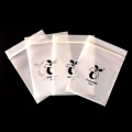 Compostable matte zip bag