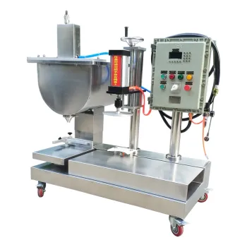 Semi-Automatic Paint Filling Machine for Iron Cans with Weighing Function (5-30kg)