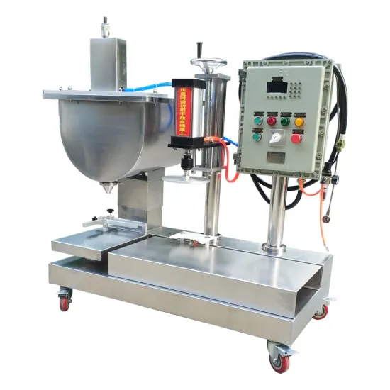 Semi-Automatic Paint Filling Machine for Iron Cans with Weighing Function (5-30kg)