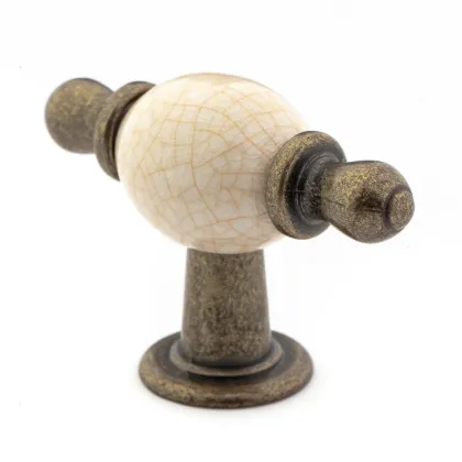 Ceramic knob drawer cabinet pull handle