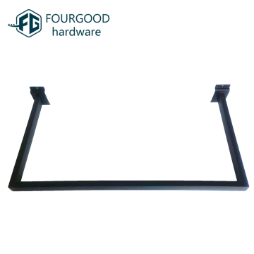 Gacche per appendiabiti in metallo Black Square per il display del negozio