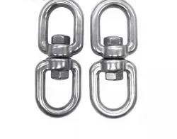 Double-Ended Swivel Eye Hook with Stainless Steel Swivel Ring