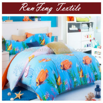 100% Cotton Children bedding set with printing