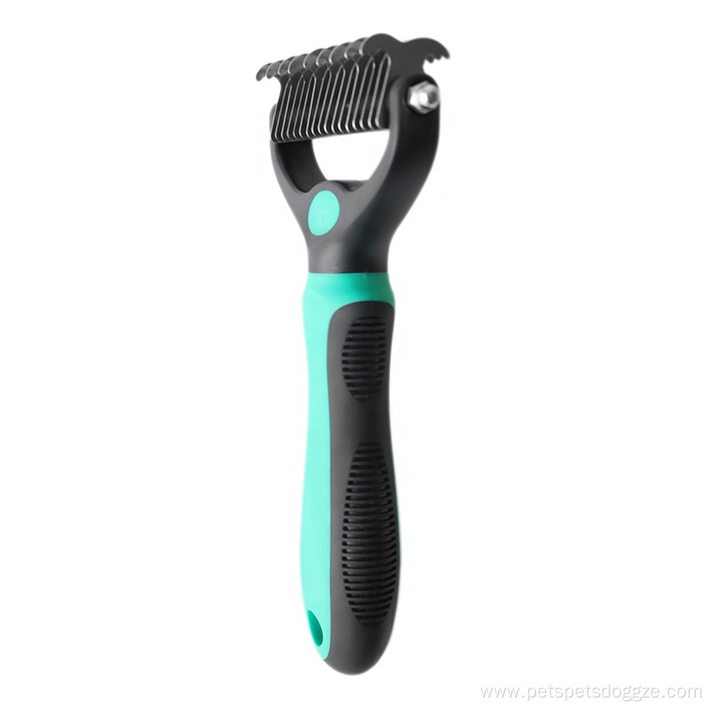 Double Sided Long Hair Pet Knot Comb Brush